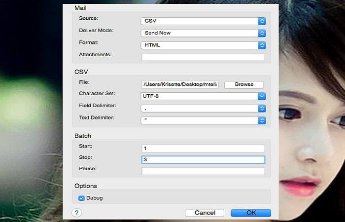 mozilla thunderbird mail merge with csv