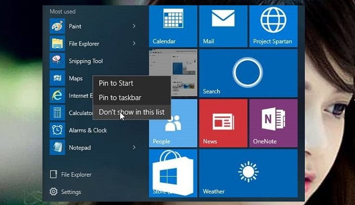 Cách đơn giản để tùy biến Start Menu của Windows 10