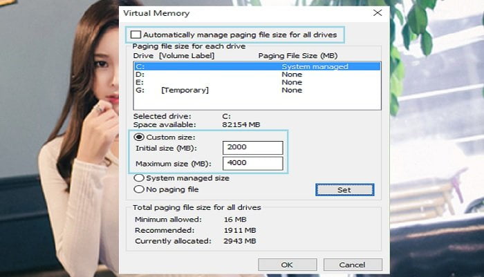 full disk windows 10