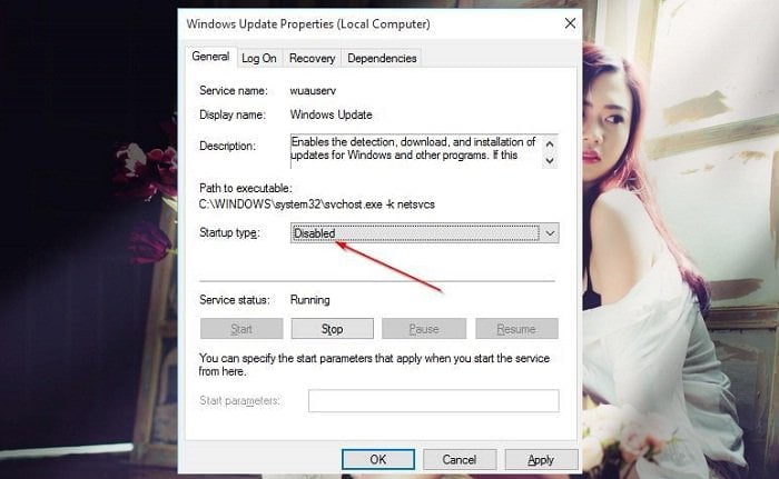 Vô hiệu hóa tự động cập nhật (windows update) trên windows 10 5