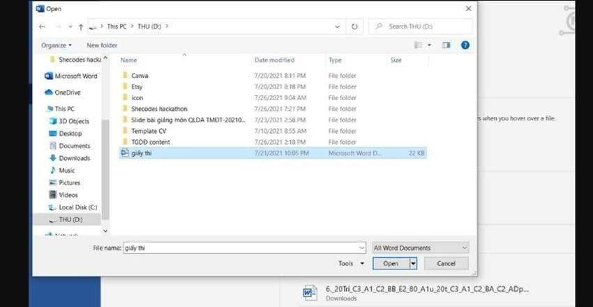 Cách sửa chữa tài liệu Word, Excel bằng bộ ứng dụng Office 4 sua loi file word