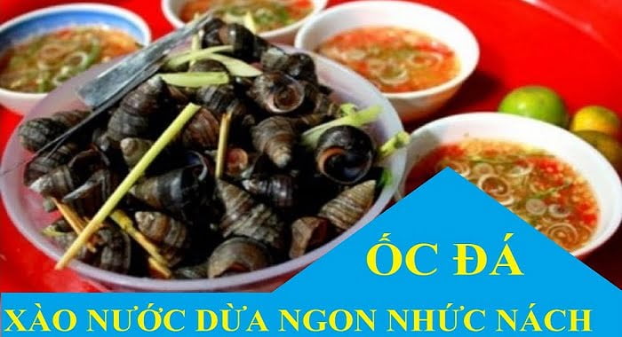 Cách làm mới ốc đá xào nước dừa ngon nhức nách