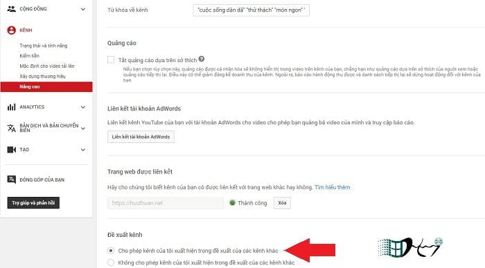 kenh de xuat youtube 1