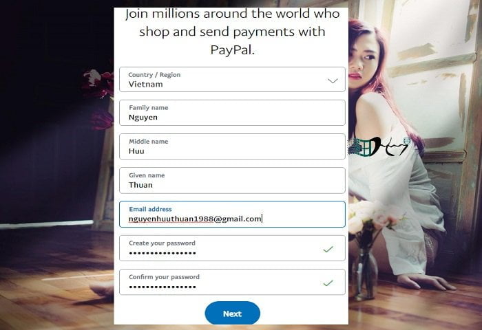 Cách tạo một tài khoản Paypal giao dịch online mới và đơn giản nhất 10
