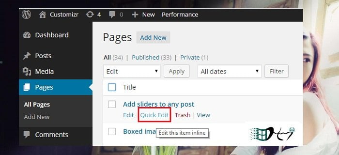 Bật hoặc tắt bình luận trong các trang WordPress