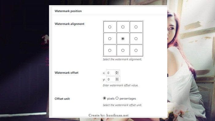 Cách tự động đóng dấu bản quyền vào ảnh Wordpress 2 dong dau ban quyen wordpress 1