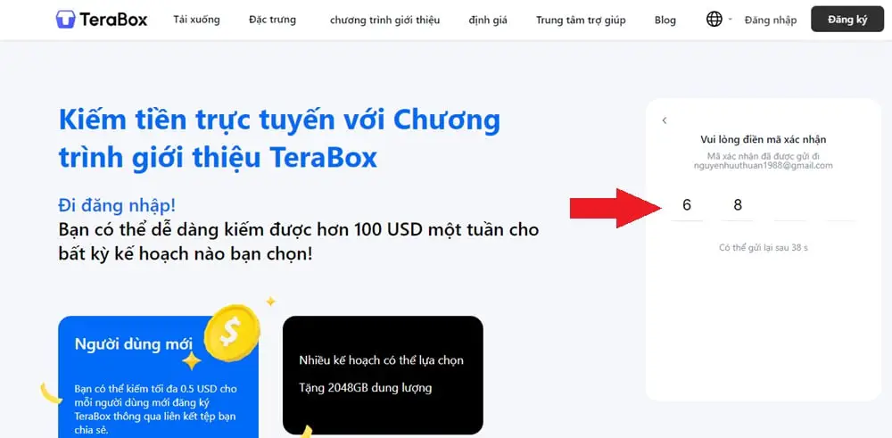 Lưu trữ miễn phí lên đến 1TB và kiếm tiền video VỚI TERABOX 3 dang ky terabox nhan 1tb 1