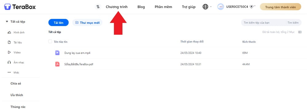 Lưu trữ miễn phí lên đến 1TB và kiếm tiền video VỚI TERABOX 10 dang ky terabox nhan 1tb 10