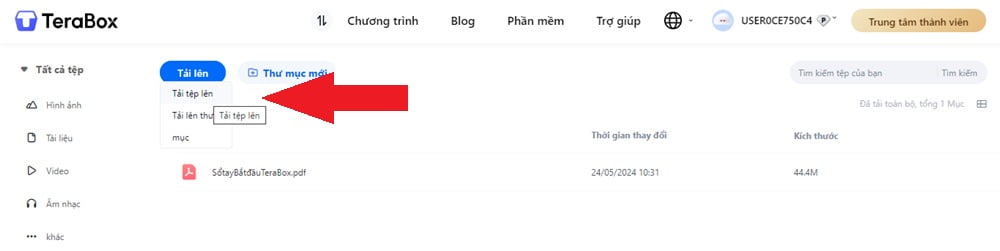 Lưu trữ miễn phí lên đến 1TB và kiếm tiền video VỚI TERABOX 6 dang ky terabox nhan 1tb 6