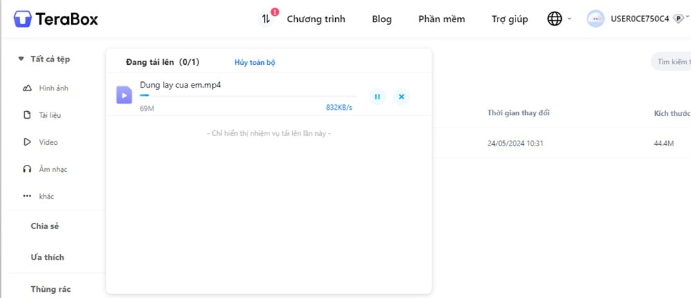 Lưu trữ miễn phí lên đến 1TB và kiếm tiền video VỚI TERABOX 7 dang ky terabox nhan 1tb 7