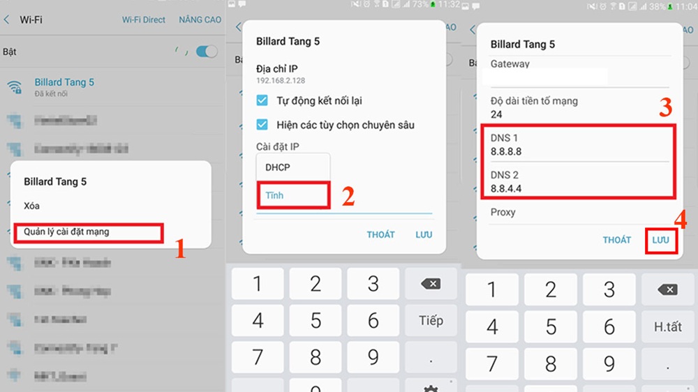 huong dan doi doi dns tren dien thoai 4