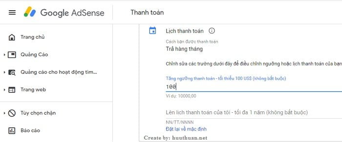 nhan tien adsense qua ngan hang 3