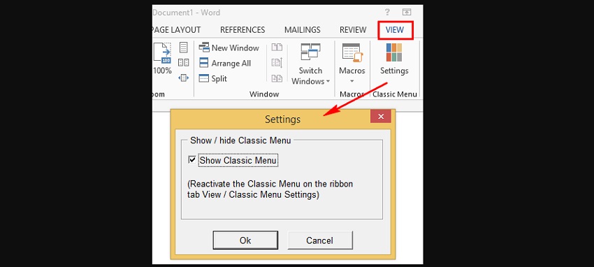 Lấy lại thanh công cụ Office 2003 trên Office 2007, 2010, 2013 1 chuyen menu office sang 2003