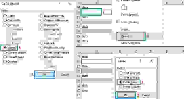 Mẹo xóa hoặc ẩn hàng trống trong Excel đơn giản 3 Mẹo xóa hoặc ẩn hàng trống trong Excel đơn giản 1
