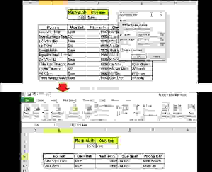 6 mẹo lọc dữ liệu trùng Excel chuẩn xác nhất 9 6 mẹo lọc dữ liệu trùng Excel chuẩn xác nhất 7