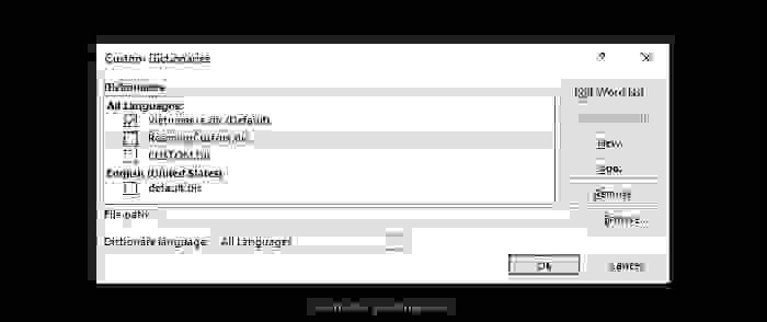 Mẹo kiểm tra lỗi chính tả trong Word chuẩn 100% 5 Mẹo kiểm tra lỗi chính tả trong Word chuẩn 100% 3