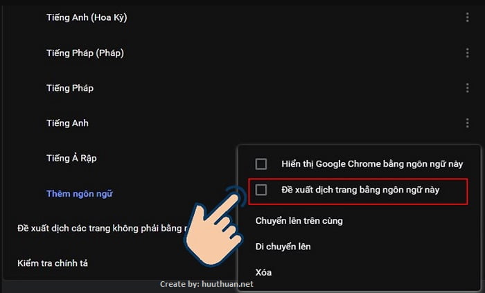 chuyen ngon ngu google chrome 9