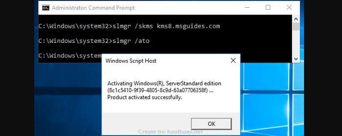 Cách active Windows Server mọi phiên bản không cần mã key miễn phí 9