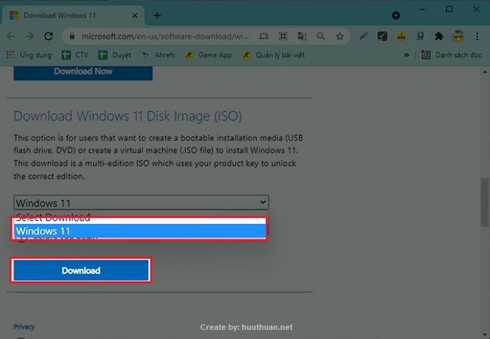 Cách tải Win 11, tải File ISO chính thức từ Microsoft miễn phí an toàn 21 Cách tải Win 11, tải File ISO chính thức từ Microsoft miễn phí an toàn 15