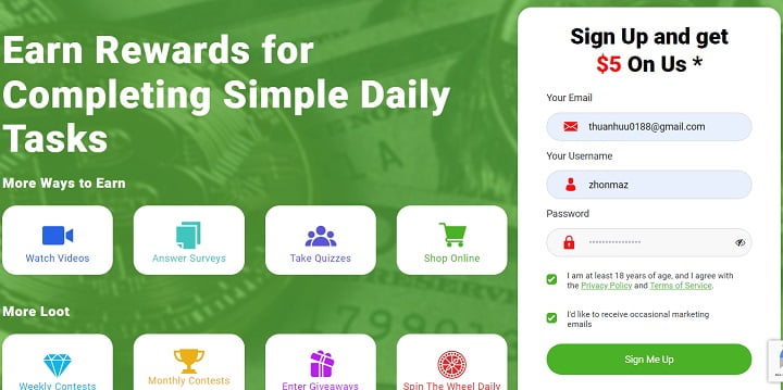 App lootup kiếm tiền uy tín thanh toán qua Paypal chỉ với 1$ 1