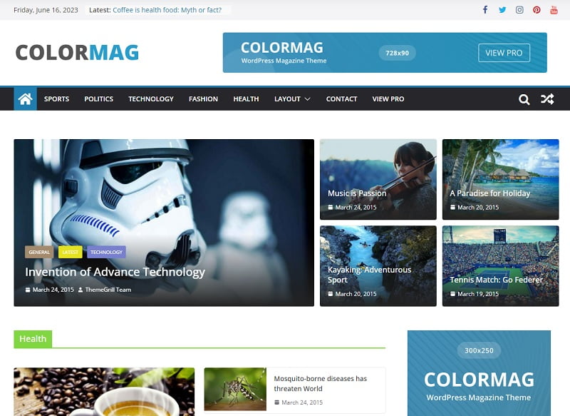 theme WordPress ColorMag mien phi