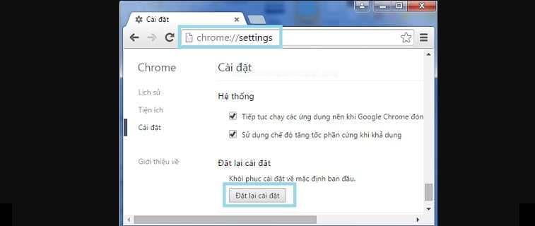Cách giảm mức sử dụng CPU cho Google Chrome 5 xoa cache trinh duyet 3