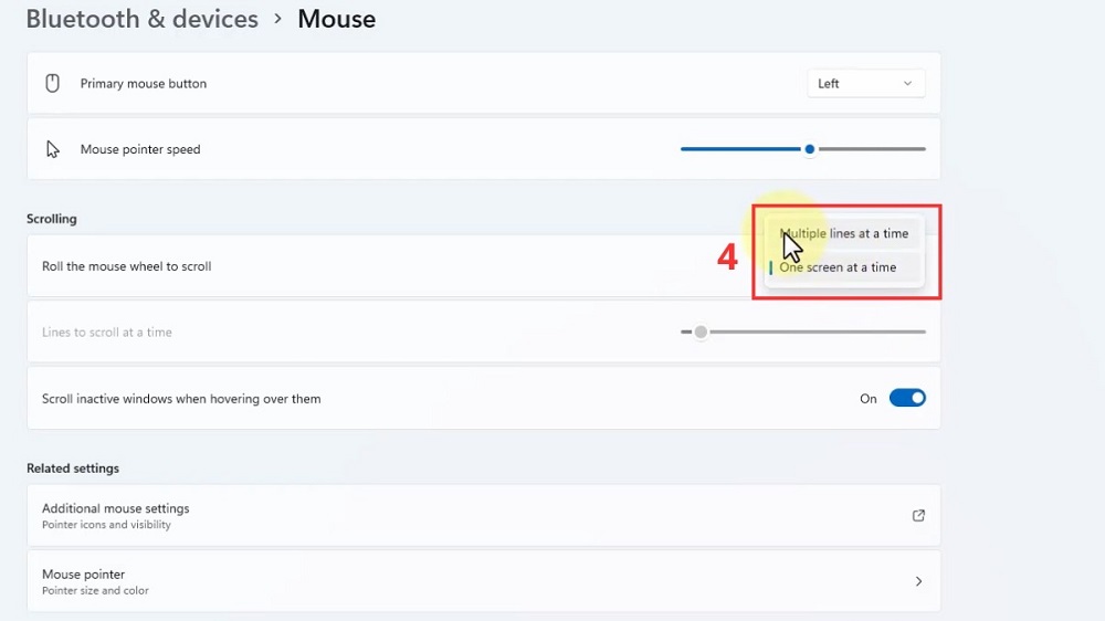 cach chinh toc do chuot win 11 6