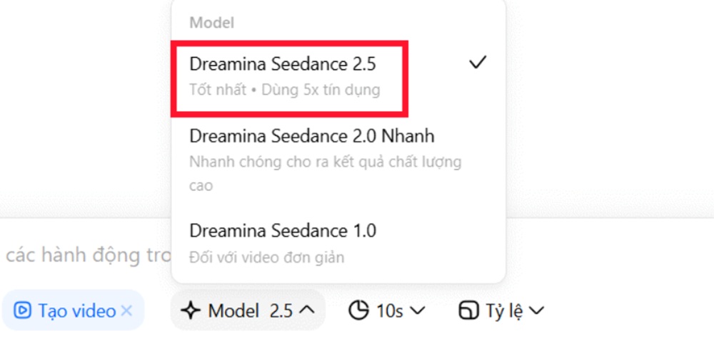 dola ai cong cu tao video 1