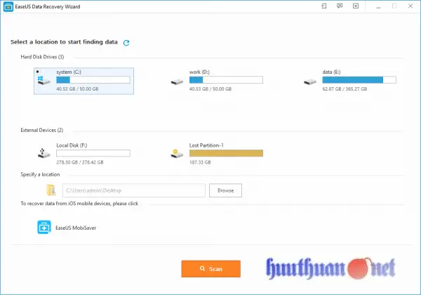 Hướng sử dụng Data Recovery Wizard để phục hồi dữ liệu bị mất 1 sử dụng Data Recovery Wizard để phục hồi dữ liệu bị mất