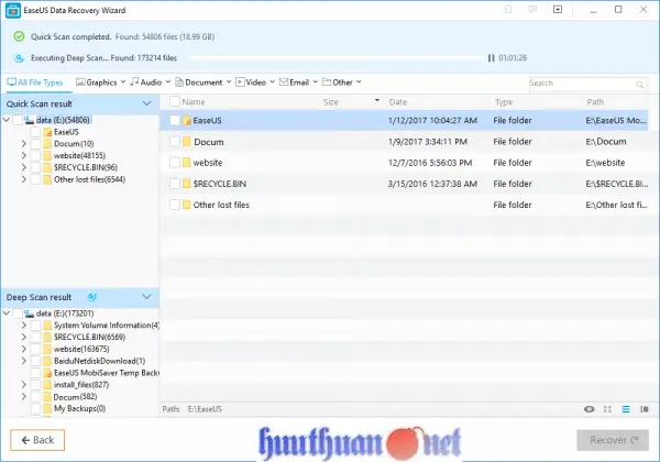 Data Recovery Wizard phuc hoi du lieu bi mat 2 1