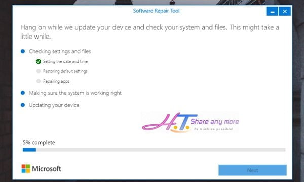 su dung cong cu sua loi windows 4