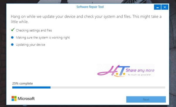 su dung cong cu sua loi windows 5