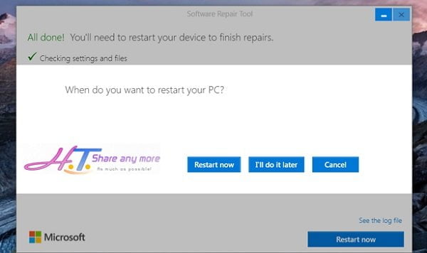 su dung cong cu sua loi windows 7