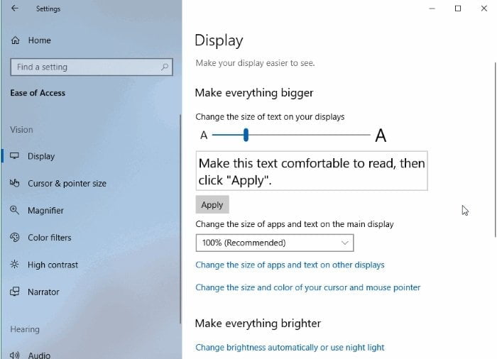 Cách thay đổi kích thước văn bản trong Windows 10 đơn giản nhất